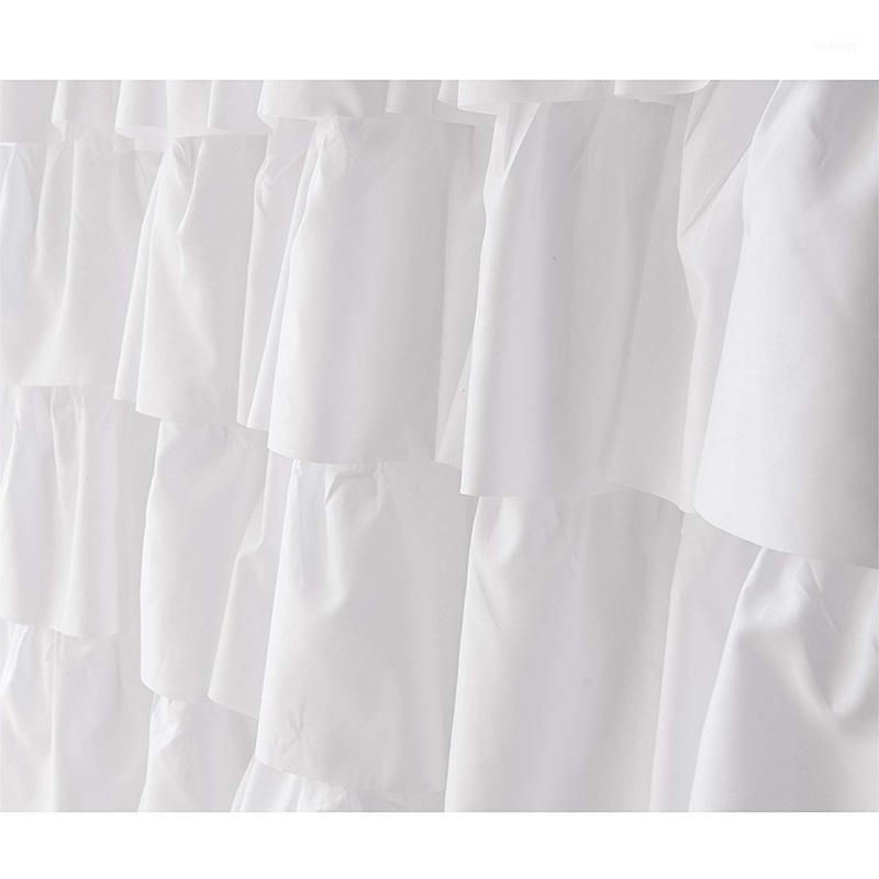 Ruffle Shower Curtain Home Decor Soft Polyester, Decorative Bathroom Accessories Great for Showers and Bathtubs White,71 inch X1
Ruffle Shower Curtain Home Decor Soft Polyester, Decorative Bathroom Accessories Great for Showers and Bathtubs White,71 inch X1