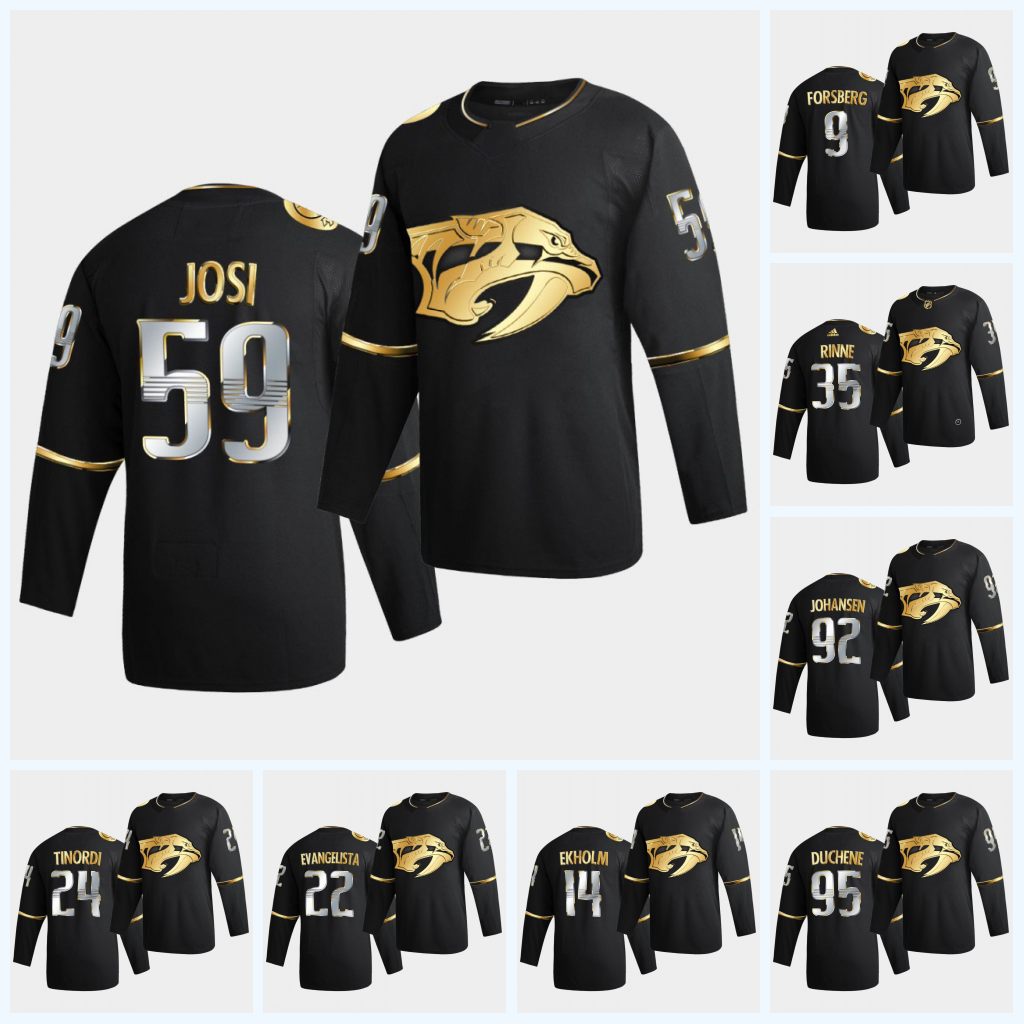 Nashville Predators Matt Duchene 2021 Golden Edition Hockey Jersey Filip Forsberg Ryan Johansen Viktor Arvidsson Roman Josi Pekka Rinne, Black;red
Nashville Predators Matt Duchene 2021 Golden Edition Hockey Jersey Filip Forsberg Ryan Johansen Viktor Arvidsson Roman Josi Pekka Rinne, Black;red