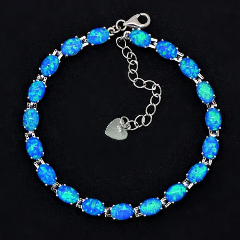 Wholesale & Retail Fashion Blue Fire Opal Bracelet 925 Sterling Sliver Jewelry For Women BNT17122901
Wholesale & Retail Fashion Blue Fire Opal Bracelet 925 Sterling Sliver Jewelry For Women BNT17122901