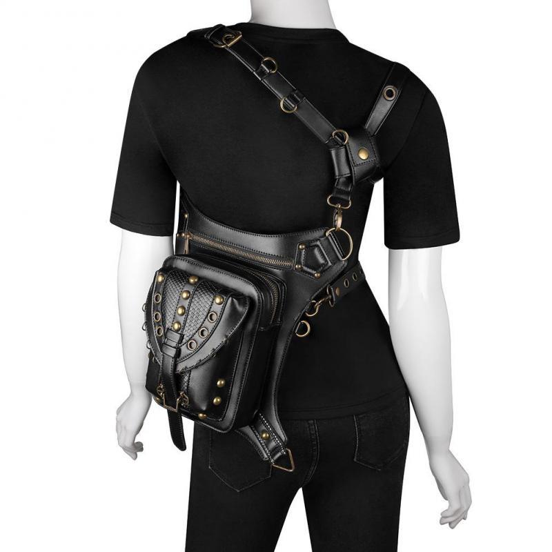 YourSeason 2021 Moto Biker Ladies Multifunctional Belt Bag Fashion Rivet Shoulder Crossbody Waist Pack Pu Leatehr, Black
YourSeason 2021 Moto Biker Ladies Multifunctional Belt Bag Fashion Rivet Shoulder Crossbody Waist Pack Pu Leatehr, Black