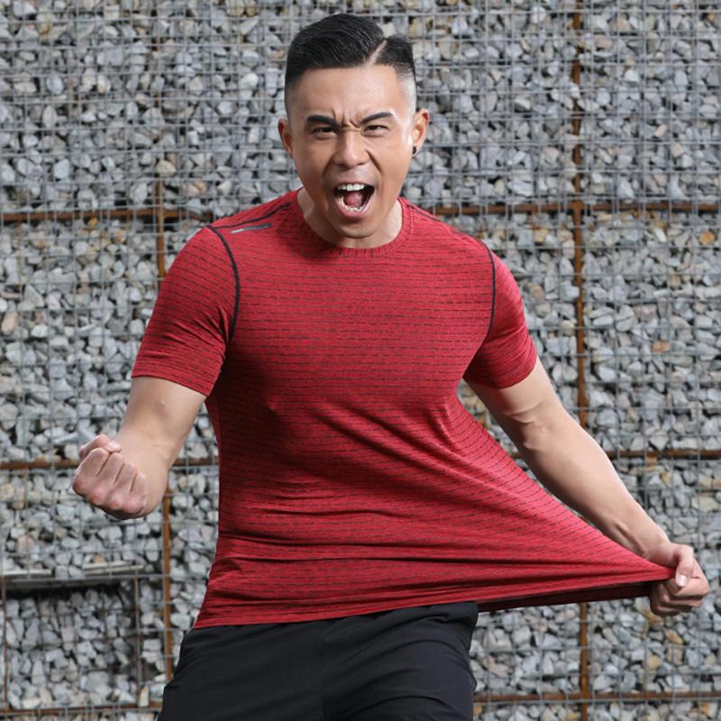 Men's quick-drying Short Sleeve Stretch Fabrics Stripe Summer Sports T-shirt Beach Entertainment Fitness Gym Training Leisure, Army green
Men's quick-drying Short Sleeve Stretch Fabrics Stripe Summer Sports T-shirt Beach Entertainment Fitness Gym Training Leisure, Army green