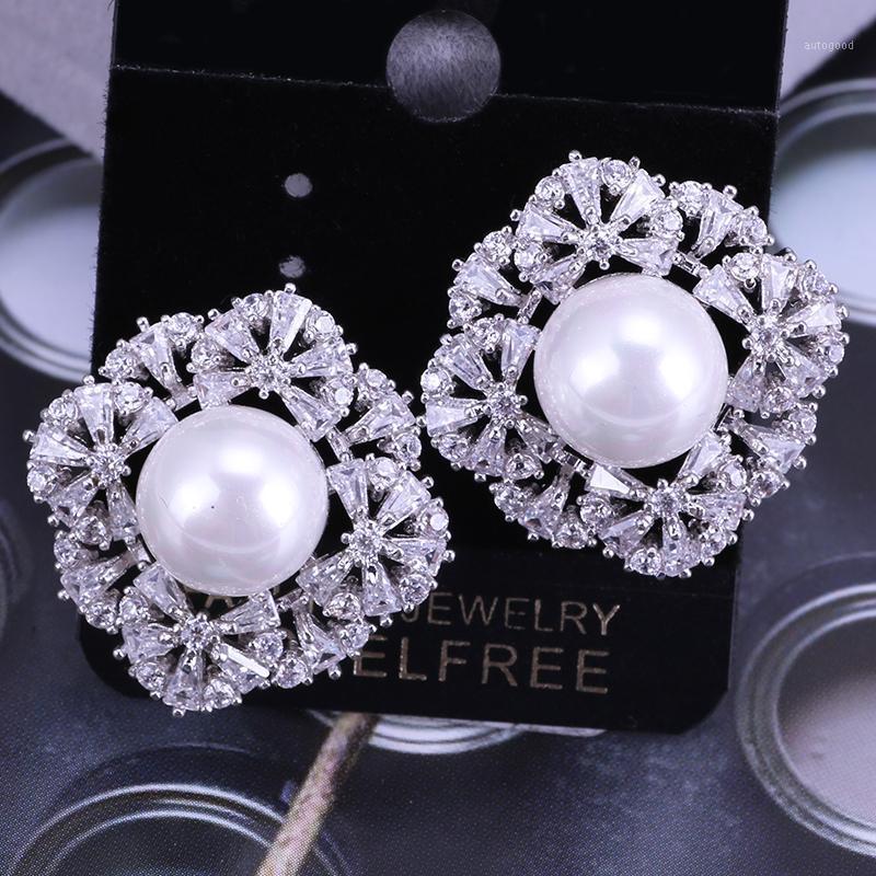 Stud XIUMEIYIZU 2021 Fashion Pearl Earrings 10mm Simulated Full Paved Cubic Zirconia Rhodium Plating Women Party1
Stud XIUMEIYIZU 2021 Fashion Pearl Earrings 10mm Simulated Full Paved Cubic Zirconia Rhodium Plating Women Party1