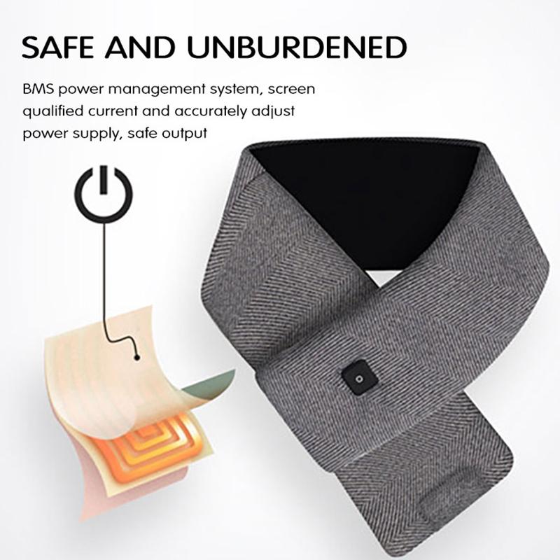 Unisex Heated scarf Rechargeable heated scarf Neck heating pad shawl to keep your neck warm camping winter Hiking Scarves, 01
Unisex Heated scarf Rechargeable heated scarf Neck heating pad shawl to keep your neck warm camping winter Hiking Scarves, 01