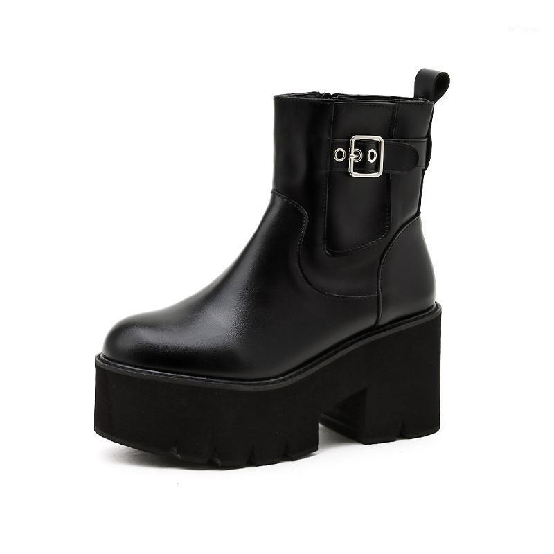 Women Winter Round Toe Platform Boots Zipper Black Motorcycle Boots Leather Ankle1 
Women Winter Round Toe Platform Boots Zipper Black Motorcycle Boots Leather Ankle1