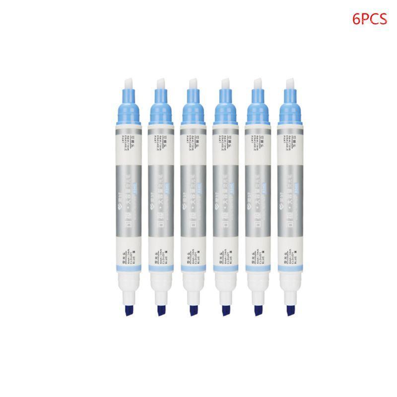 6Pcs Double Head Erasable Highlighter Pen Marker Liquid Chalk Fluorescent Pencil Office School Stationery Gift1
6Pcs Double Head Erasable Highlighter Pen Marker Liquid Chalk Fluorescent Pencil Office School Stationery Gift1