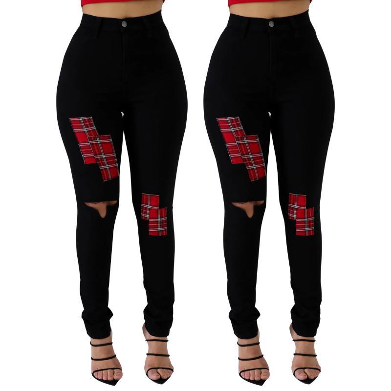 Women Sexy Black Jeans Patch Holes High Waist Skinny Pencil Jeans Girls Denim Pants Autumn Winter New Arrivals
Women Sexy Black Jeans Patch Holes High Waist Skinny Pencil Jeans Girls Denim Pants Autumn Winter New Arrivals