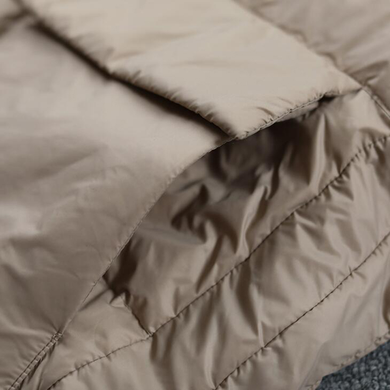 SEDUTMO Winter Oversize Duck Down Coat Women Thick Short Casual Jackets Autumn Fashion Slim Pocket Puffer Jacket Parkas ED1109 201102