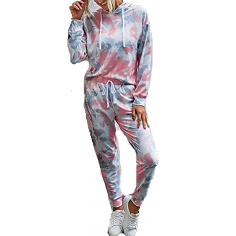 Women Two-piece Sets Hoodies And Sweatpants Tracksuit Tie-dye Long Sleeves Tops Long Pants Tracksuit Jogging Fitness, Blue
Women Two-piece Sets Hoodies And Sweatpants Tracksuit Tie-dye Long Sleeves Tops Long Pants Tracksuit Jogging Fitness, Blue