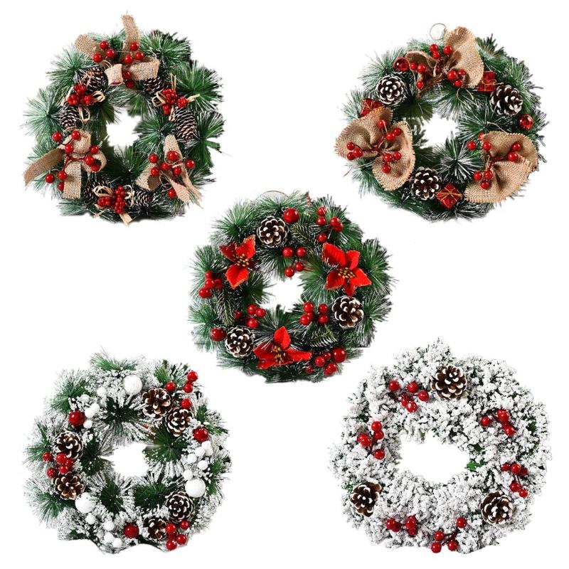 Christmas Wreath Artificial Pinecone Red Berries Garland Decoration Hanging Front Door Wall Tree
Christmas Wreath Artificial Pinecone Red Berries Garland Decoration Hanging Front Door Wall Tree