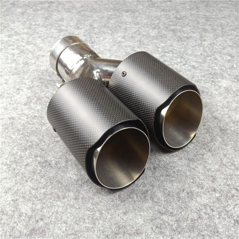 Car Styling Y model 63mm-89mm Mufflers Car Universal Exhaust End Tips For Akrapovic Auto Dual Matte Carbon Fiber Exhaust Pipe1
Car Styling Y model 63mm-89mm Mufflers Car Universal Exhaust End Tips For Akrapovic Auto Dual Matte Carbon Fiber Exhaust Pipe1