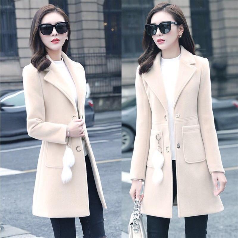Elegant Blends Woolens Overcoat Female Coat Autumn Winter Coats And Jackets Women Plus size Coat Women' Wool Coats Long Tops, Pink
Elegant Blends Woolens Overcoat Female Coat Autumn Winter Coats And Jackets Women Plus size Coat Women' Wool Coats Long Tops, Pink