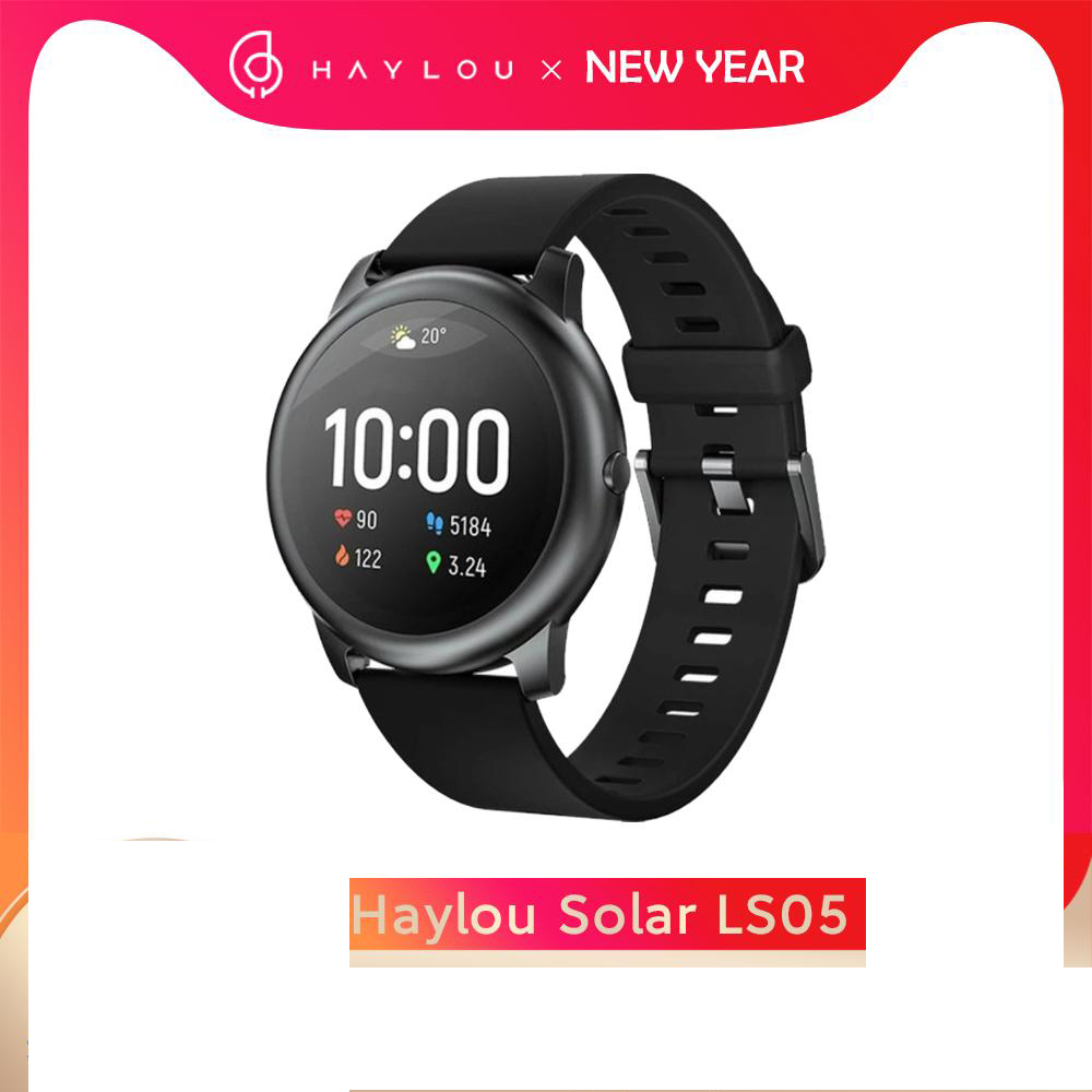 Haylou Solar Smart Watch LS05 LS05S LS02 LS09B Sport Smartwatch Metal Heart Rate Sleep Monitor IP68 Waterproof Android IOS Global Version
