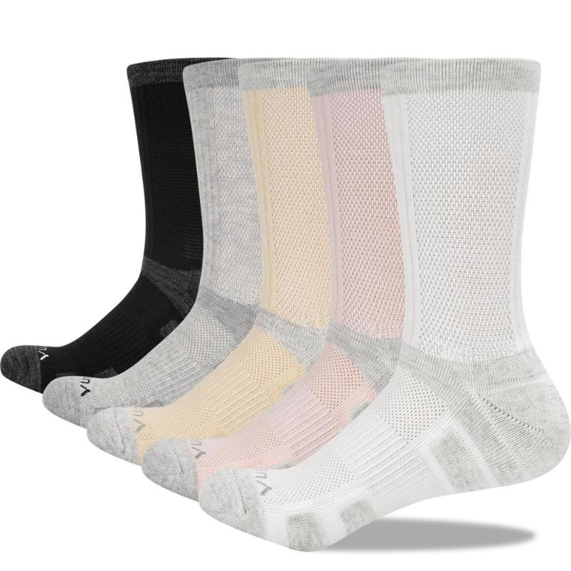 YUEDGE Brand Women 5 Pairs Wicking Breathable Cushion Cotton Comfortable Cute Fashion Casual Crew Dress Socks (5 Pairs/Pack, 1908pk
YUEDGE Brand Women 5 Pairs Wicking Breathable Cushion Cotton Comfortable Cute Fashion Casual Crew Dress Socks (5 Pairs/Pack, 1908pk