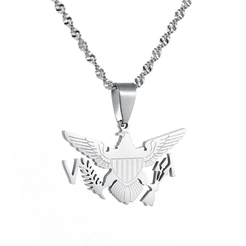 Chains Silver Eagle Trendy US VI United States Virgin Islands Flag Pendant Necklaces Jewelry
Chains Silver Eagle Trendy US VI United States Virgin Islands Flag Pendant Necklaces Jewelry
