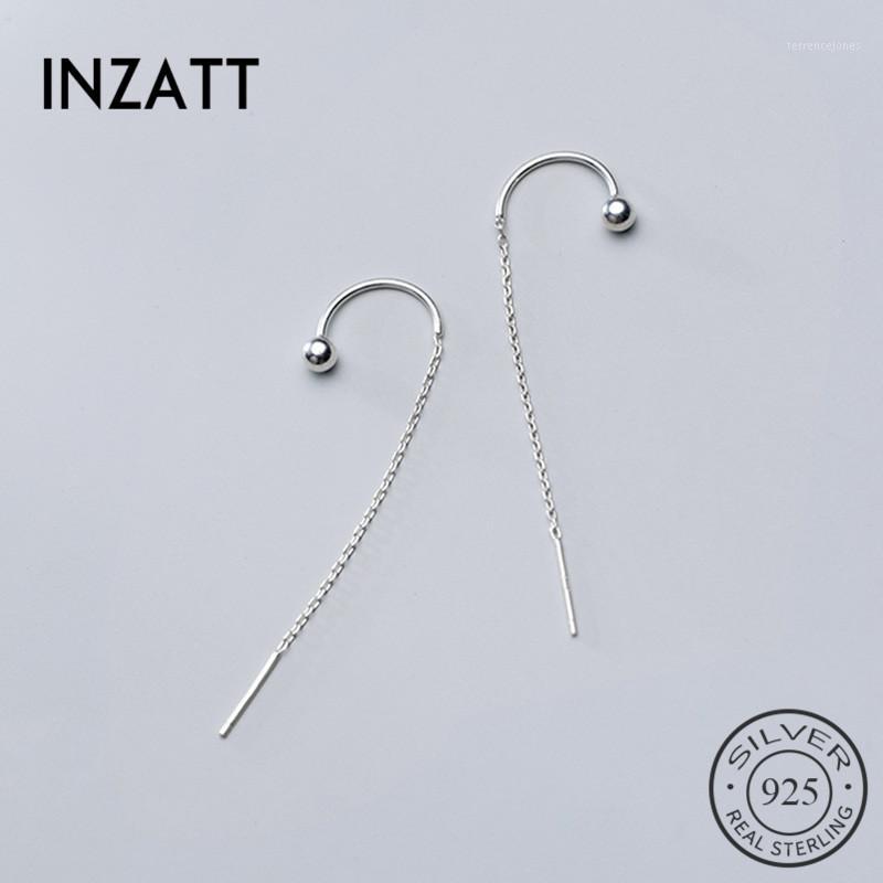 Dangle & Chandelier INZAReal 925 Sterling Silver Chain Tassel Drop Earrings For Elegant Women Party Fine Jewelry Fashion Minimalist Accessor
Dangle & Chandelier INZAReal 925 Sterling Silver Chain Tassel Drop Earrings For Elegant Women Party Fine Jewelry Fashion Minimalist Accessor
