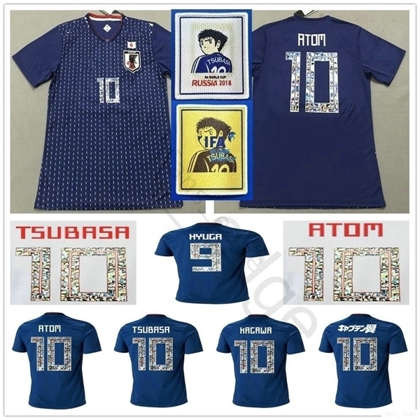 Cartoon Number 2018 World Cup Japan Soccer Jersey Captain TSUBASA 10 OLIVER ATOM KAGAWA 9 HYUGA NAGATOMO KAMAMOTO Custom Football Shirt, Black;yellow
Cartoon Number 2018 World Cup Japan Soccer Jersey Captain TSUBASA 10 OLIVER ATOM KAGAWA 9 HYUGA NAGATOMO KAMAMOTO Custom Football Shirt, Black;yellow