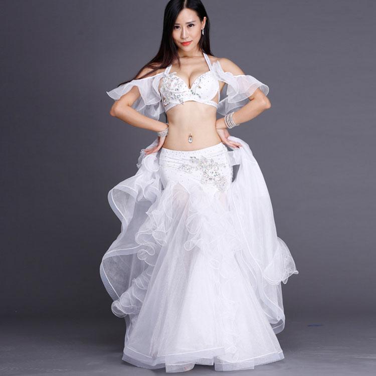 Rhinestones luxury performance belly dance set top and skirt 2pcs ballroom dancer senior set 3D mesh Material belly dance suits, Blue
Rhinestones luxury performance belly dance set top and skirt 2pcs ballroom dancer senior set 3D mesh Material belly dance suits, Blue