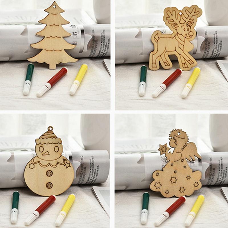 1Set DIY Painted Wooden Chip Christmas Tree Hanging Ornaments Pendant Kids Gifts Snowman Tree Shape Xmas Ornaments Decorations
1Set DIY Painted Wooden Chip Christmas Tree Hanging Ornaments Pendant Kids Gifts Snowman Tree Shape Xmas Ornaments Decorations