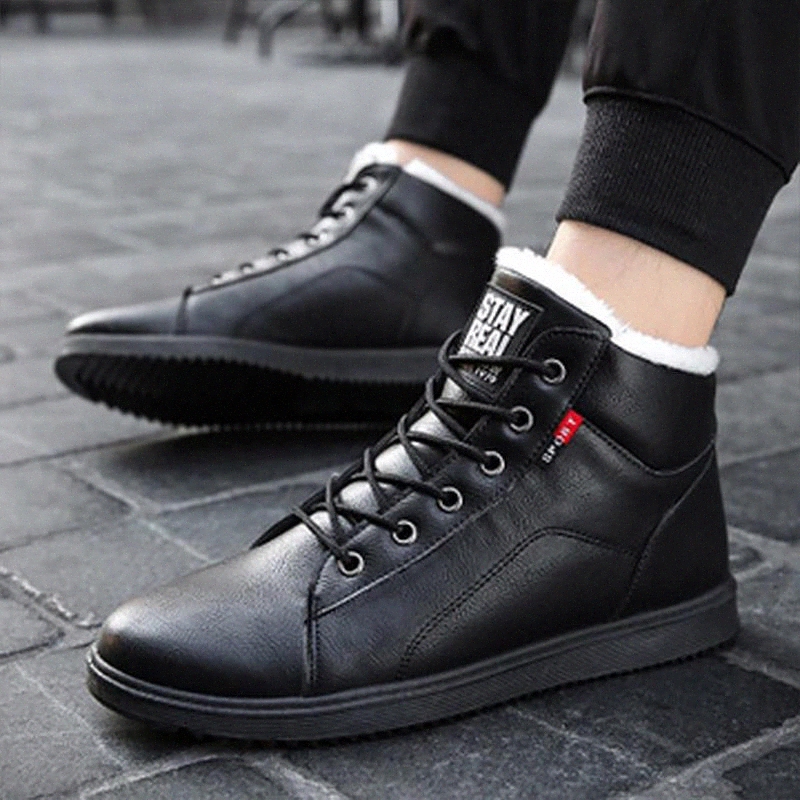 Warm Snow Boots Winter Cotton Men Casual Shoes Leather Man Ankle Boots Fashion Black Shoes Winter Men Boots Warm Shoes With Fur #RT7w
Warm Snow Boots Winter Cotton Men Casual Shoes Leather Man Ankle Boots Fashion Black Shoes Winter Men Boots Warm Shoes With Fur #RT7w