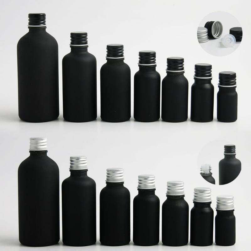 Small Empty Matte black Boston Round Glass Essential oil e Liquid Bottle with Aluminum Screw Cap 5ml 10ml 20ml 30ml 50ml 100ml
Small Empty Matte black Boston Round Glass Essential oil e Liquid Bottle with Aluminum Screw Cap 5ml 10ml 20ml 30ml 50ml 100ml