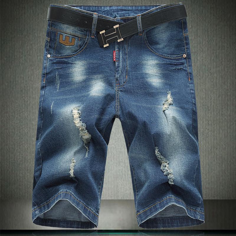 Men 2020 Clothing Summer Jeans Shorts Stretch Distressed Denim Short Jean Big and Tall Man Trousers Pants Plus Size 32-48 6701, Blue
Men 2020 Clothing Summer Jeans Shorts Stretch Distressed Denim Short Jean Big and Tall Man Trousers Pants Plus Size 32-48 6701, Blue
