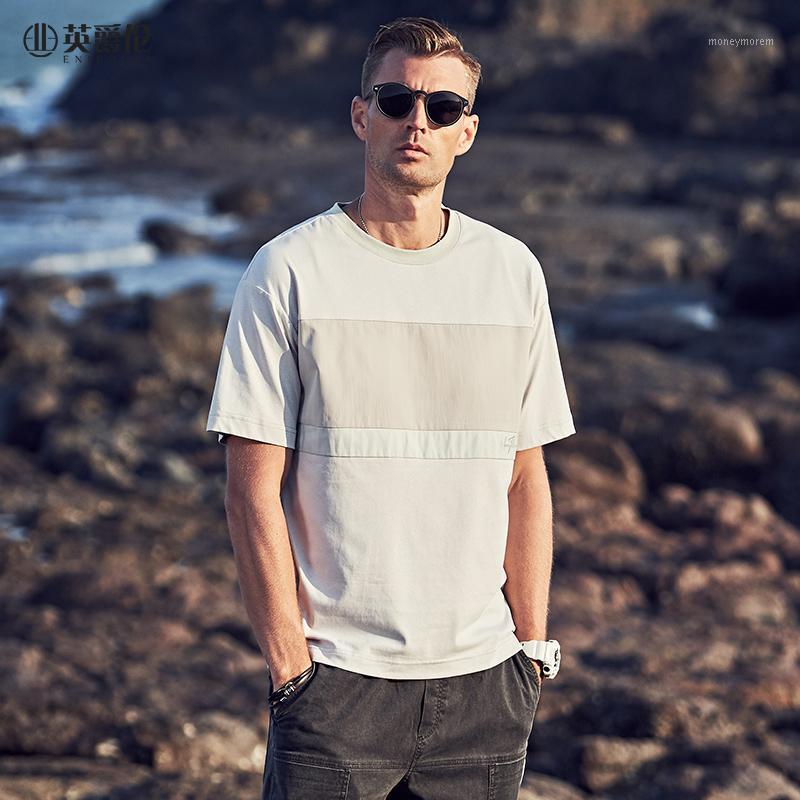 Enjeolon Fashion trend mens tshirt cotton o-neck casual t shirt male high quality tops tee T37141, White
Enjeolon Fashion trend mens tshirt cotton o-neck casual t shirt male high quality tops tee T37141, White