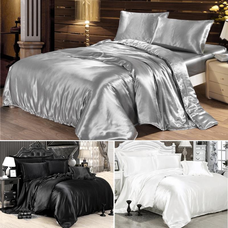 100% satin bedding set comforter bedding set duvet cover bed sheet pillow Quilt cover Single/Double/Queen Size Quilted, Black
100% satin bedding set comforter bedding set duvet cover bed sheet pillow Quilt cover Single/Double/Queen Size Quilted, Black