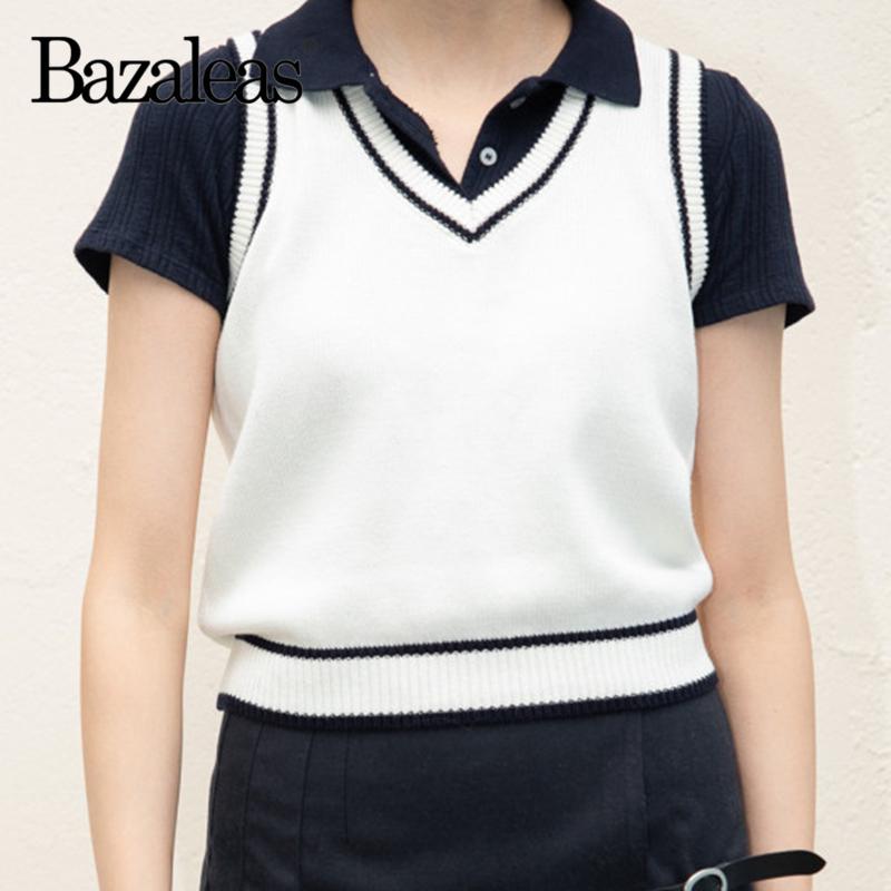 Bazaleas Vintage Knitted Camis Chic Women Sweater Casual Camis Winter White Black Patchwork Pull Femme, 92b white c258
Bazaleas Vintage Knitted Camis Chic Women Sweater Casual Camis Winter White Black Patchwork Pull Femme, 92b white c258