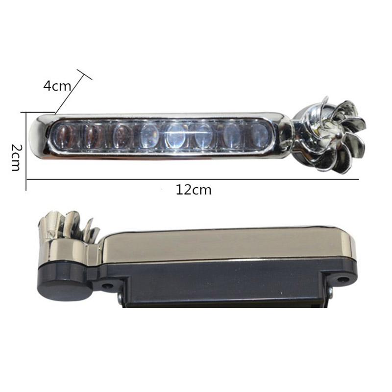 1pcs Automatic Wind Power 8 LED Car Light Daylight Headlight Lamp No Need External Power Supply Car Daytime Signal Lamp styling, As pic
1pcs Automatic Wind Power 8 LED Car Light Daylight Headlight Lamp No Need External Power Supply Car Daytime Signal Lamp styling, As pic
