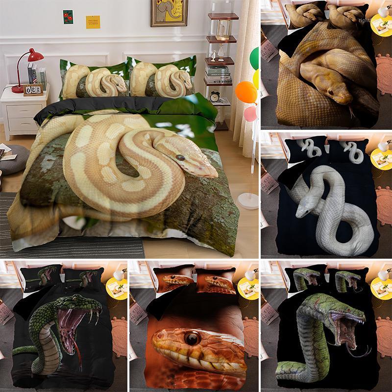 Original Snake Pattern King Bedding Set Animals Duvet Cover With Pillowcase Quilt Covers 2/3PCS Bedclothes Home Textile1, Bss1514
Original Snake Pattern King Bedding Set Animals Duvet Cover With Pillowcase Quilt Covers 2/3PCS Bedclothes Home Textile1, Bss1514