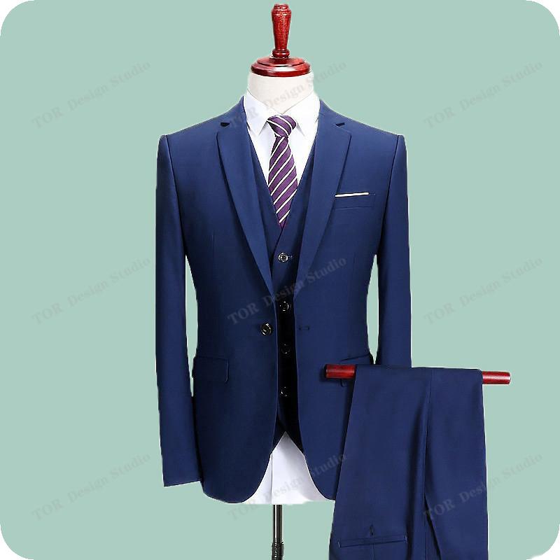 Royal Blue 2020 Men Suits Wedding Suits For Men Custom Made Tuxedo Formal Slim Fit Groom Best Man Costume Terno Blazer Masculino, Custom made color
Royal Blue 2020 Men Suits Wedding Suits For Men Custom Made Tuxedo Formal Slim Fit Groom Best Man Costume Terno Blazer Masculino, Custom made color