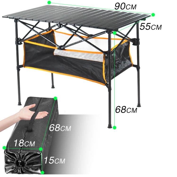 Outdoor Folding Table Chair Camping Aluminium Alloy BBQ Picnic Table With Basket Black Egg Roll Desk Garden Furniture
Outdoor Folding Table Chair Camping Aluminium Alloy BBQ Picnic Table With Basket Black Egg Roll Desk Garden Furniture