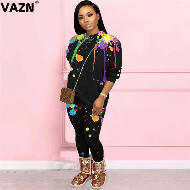 VAZN 2020 Autumn High Quality Daily Regular Fancy Young Casual Style Full Sleeve Group Long Pants Tracksuit Women 2 Piece Set, Blue
VAZN 2020 Autumn High Quality Daily Regular Fancy Young Casual Style Full Sleeve Group Long Pants Tracksuit Women 2 Piece Set, Blue