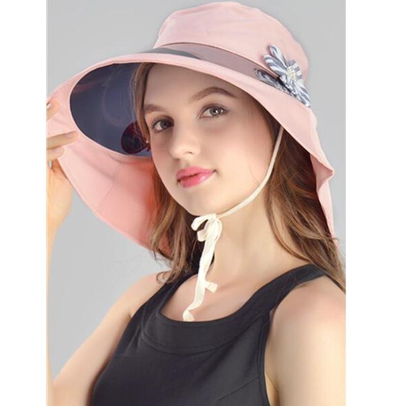Wide Brim Hats Arrival Summer Sun Hat Female UV Outdoor Cap All-match Screen Riding Along Korean Leisure B-7584, Black
Wide Brim Hats Arrival Summer Sun Hat Female UV Outdoor Cap All-match Screen Riding Along Korean Leisure B-7584, Black