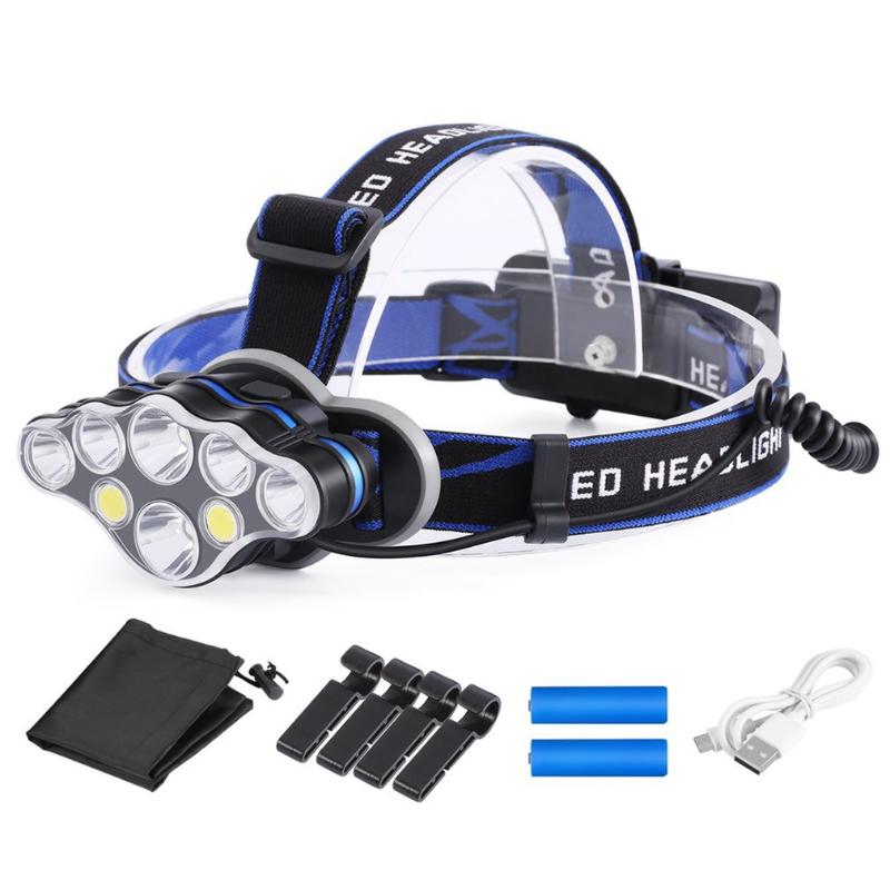 Head Torch 8 Led 18000 Lumen Headlamp Usb Rechargeable Super Bright Waterproof Headlight For Camping Cycling
Head Torch 8 Led 18000 Lumen Headlamp Usb Rechargeable Super Bright Waterproof Headlight For Camping Cycling