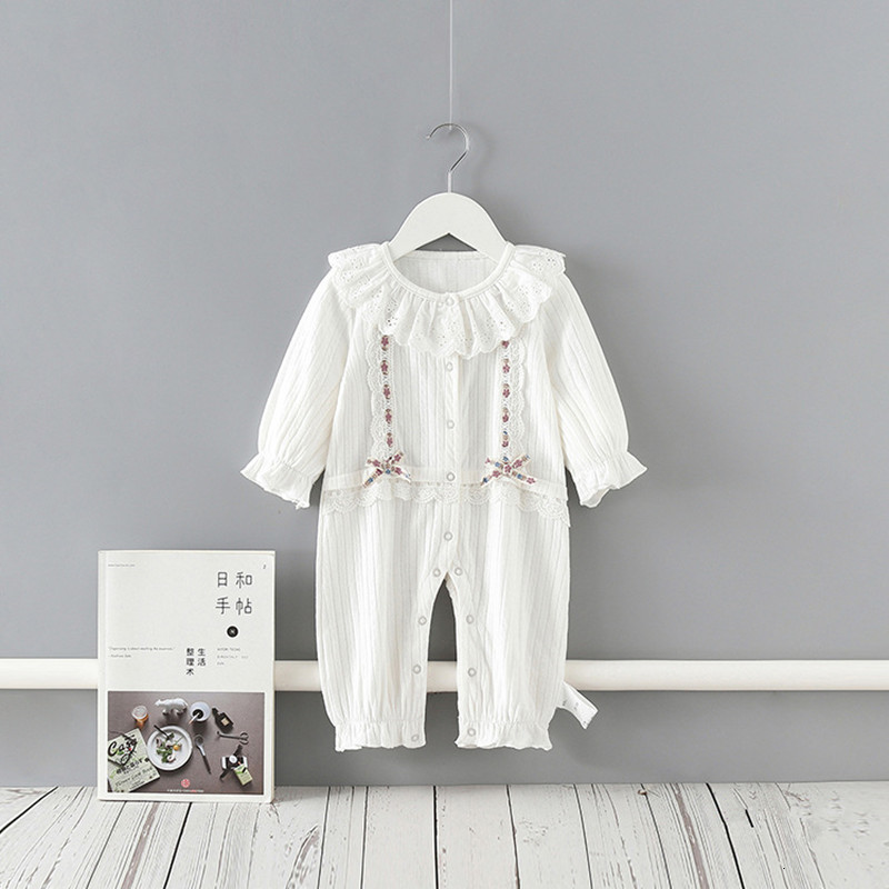 2021 New Girl Clothes Newborn Lace Infant Girls Set Autumn Baby Rompers Long Sleeve Cotton Kids Clothing 0-2y H383, White
2021 New Girl Clothes Newborn Lace Infant Girls Set Autumn Baby Rompers Long Sleeve Cotton Kids Clothing 0-2y H383, White