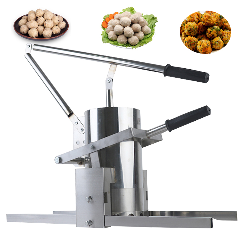 Household small stainless steel hand pressure meatball machine vegetable meatball machine stainless steel manual fishball extruder
Household small stainless steel hand pressure meatball machine vegetable meatball machine stainless steel manual fishball extruder