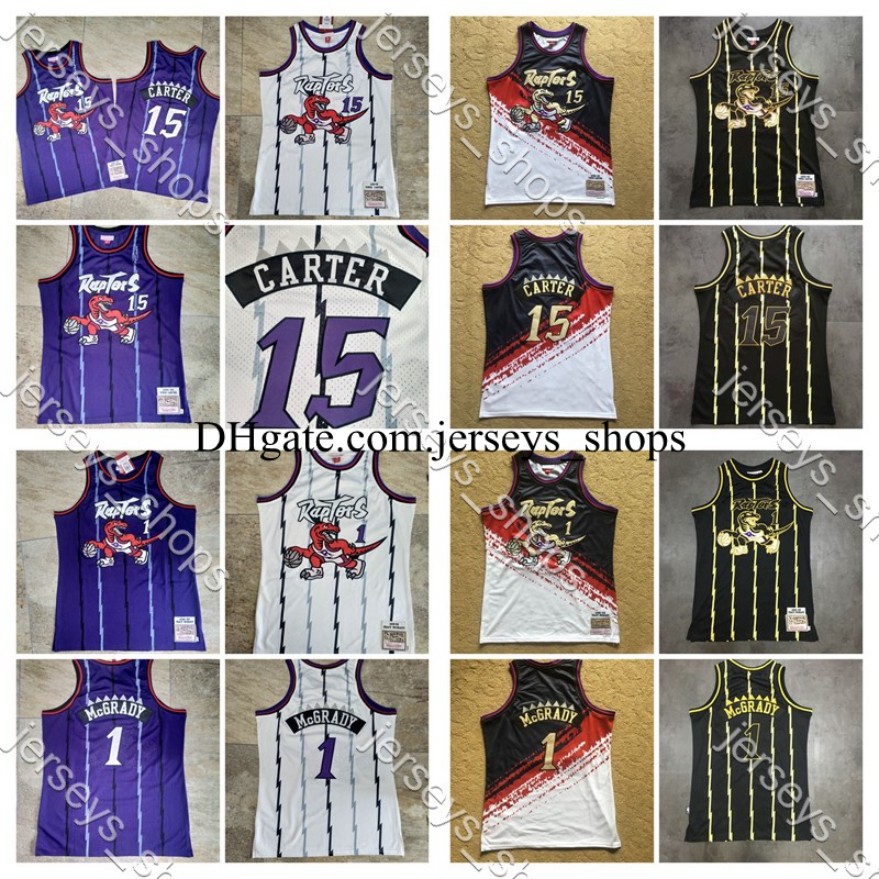 Mens Retro Toronto Raptors Basketball Jerseys Tracy McGrady 1 Vince Carter 15 Stitched Mitchell & Ness Hardwoods Classics Sw, Black;red
Mens Retro Toronto Raptors Basketball Jerseys Tracy McGrady 1 Vince Carter 15 Stitched Mitchell & Ness Hardwoods Classics Sw, Black;red