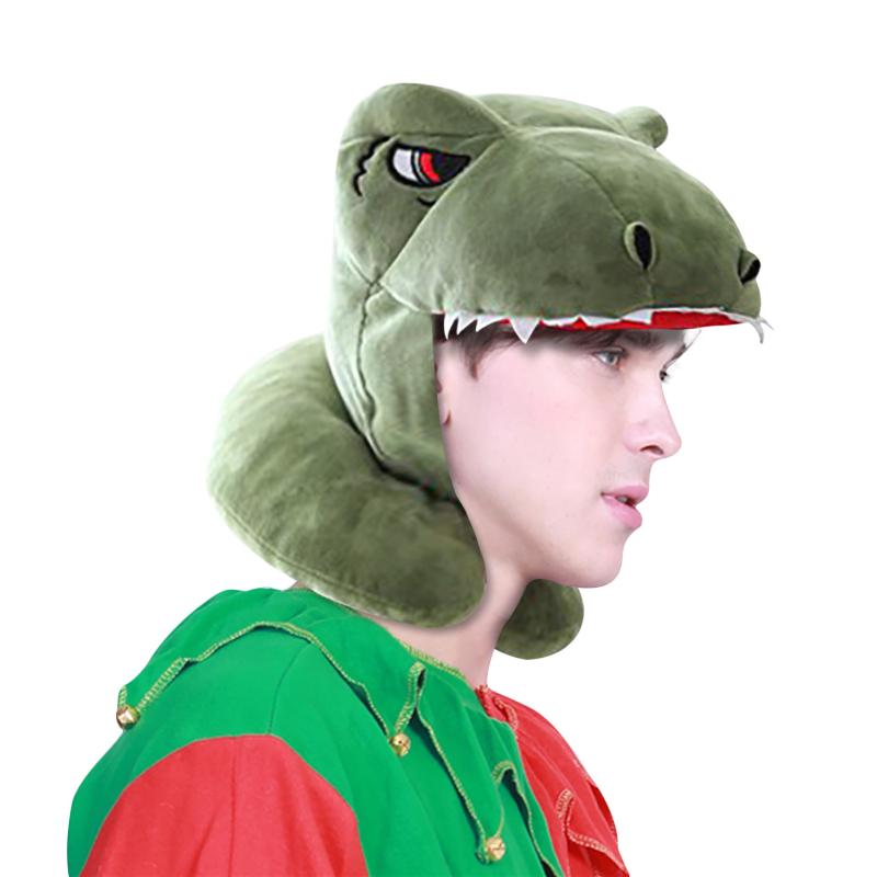 Dinosaur shape Caps Adult Funny Animal Cute Cap Neck Pillow U Pillow Cartoon Hat Dress Party time casquette homme marque
Dinosaur shape Caps Adult Funny Animal Cute Cap Neck Pillow U Pillow Cartoon Hat Dress Party time casquette homme marque
