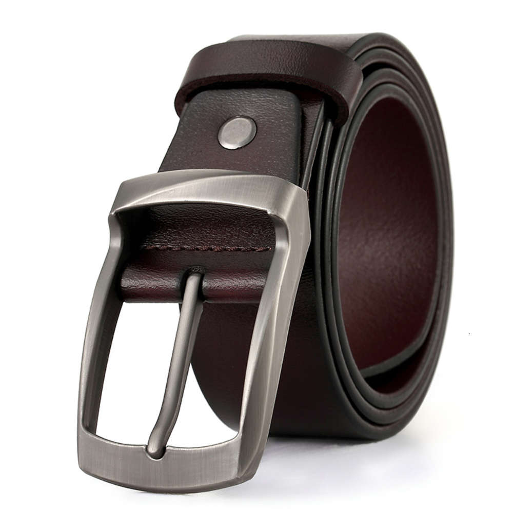 New men's leather belt men's leather pin buckle belt leather pants belt casual, Black
New men's leather belt men's leather pin buckle belt leather pants belt casual, Black