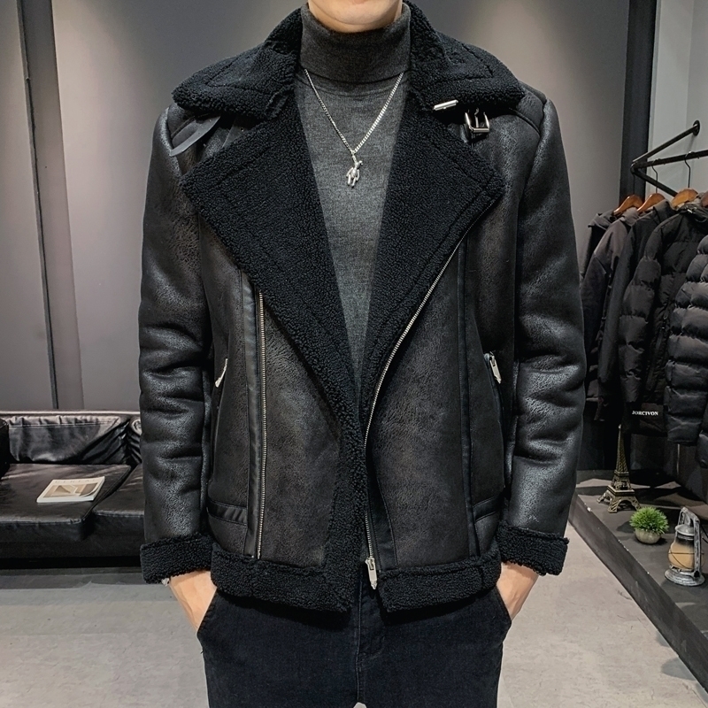 Brand Warm Casual Jacket Men Solid Long Sleeve Faux Coat Thick Slim Fit Windbreaker Trench Coats Streetwear Bomber Homme 201128, Black
Brand Warm Casual Jacket Men Solid Long Sleeve Faux Coat Thick Slim Fit Windbreaker Trench Coats Streetwear Bomber Homme 201128, Black