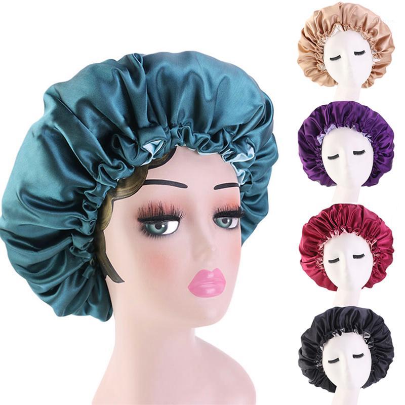 New Reversible Satin Bonnet Double Layer Adjustable Sleep Night Cap Head Cover Bonnet Hat For Curly Springy Hair Hair Care1, As picture
New Reversible Satin Bonnet Double Layer Adjustable Sleep Night Cap Head Cover Bonnet Hat For Curly Springy Hair Hair Care1, As picture