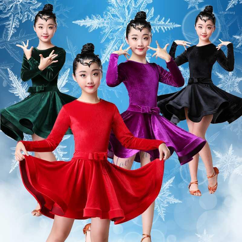 Velvet Long Sleeves Latin Dance Dress For Girls Children Kids Competition Ballroom Tango Salsa Dancewear Practice Wear Cha Cha1, Black
Velvet Long Sleeves Latin Dance Dress For Girls Children Kids Competition Ballroom Tango Salsa Dancewear Practice Wear Cha Cha1, Black