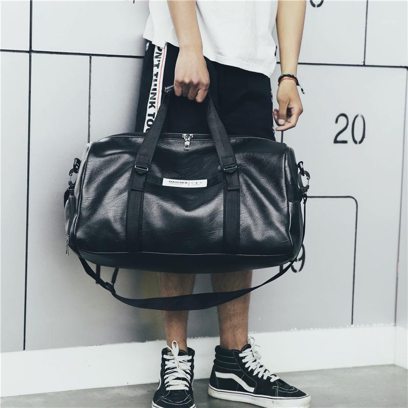 New Fashion PU Portable Outdoor Gym Bag Solid Color Leisure Short Trip Large Capacity Luggage Bag Men's Luxury Trendy Travel1, Red small
New Fashion PU Portable Outdoor Gym Bag Solid Color Leisure Short Trip Large Capacity Luggage Bag Men's Luxury Trendy Travel1, Red small