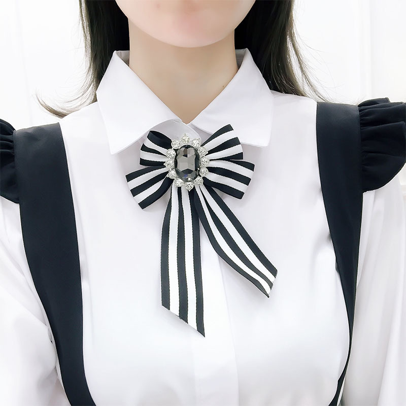 Preppy Style Suspender Skirt Two piece set Women Autumn New White Shirt and Strap Skirt Student Outfits Free Diamond Bow T200325