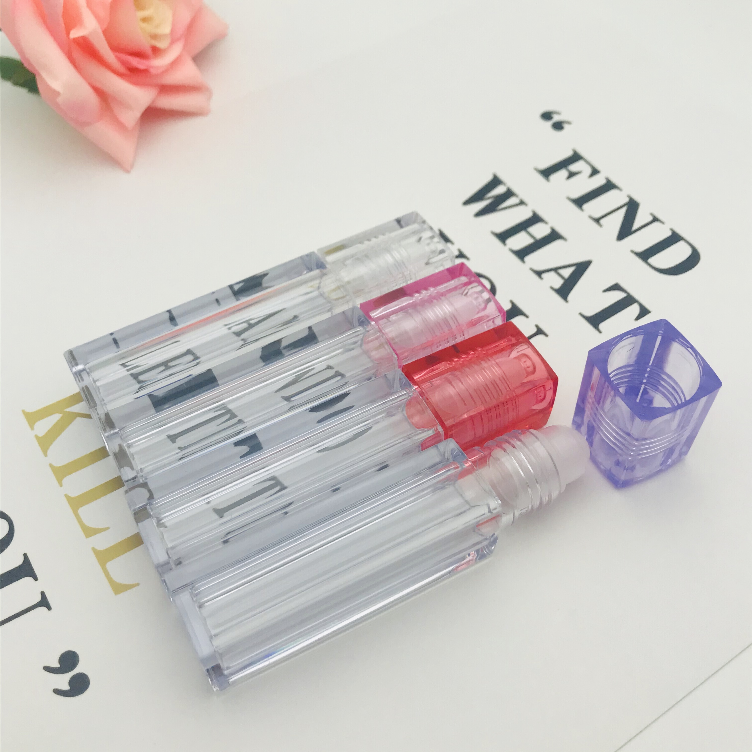 6ml square lip gloss bottleEmpty roller bottleessential oil bottlescosmetics packing container 201014
6ml square lip gloss bottleEmpty roller bottleessential oil bottlescosmetics packing container 201014