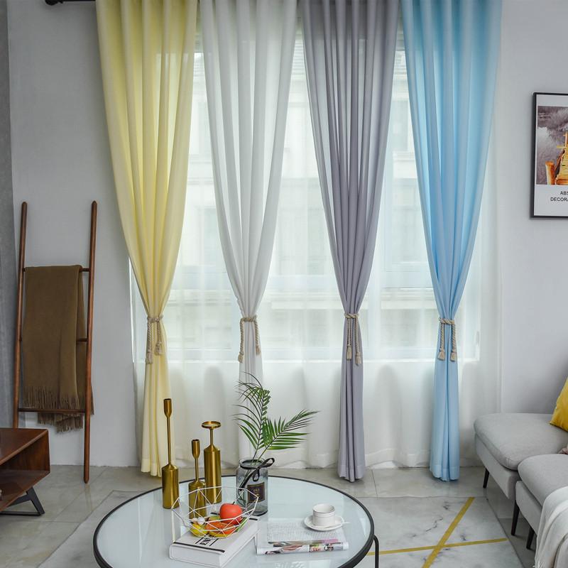 Curtain Tulle Curtains Drapes Curtains On Window Voile Curtain Screening Yarn Translucent Partition, Gray
Curtain Tulle Curtains Drapes Curtains On Window Voile Curtain Screening Yarn Translucent Partition, Gray