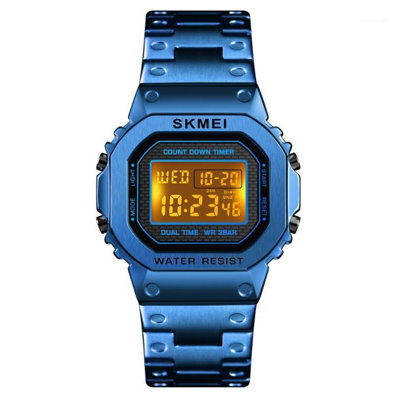 SKMEI Brand Men Sport Watch Waterproof Chronograph Countdown Digital Watch Men Fashion Electronic Wristwatch Alarm Clock1, Gold
SKMEI Brand Men Sport Watch Waterproof Chronograph Countdown Digital Watch Men Fashion Electronic Wristwatch Alarm Clock1, Gold