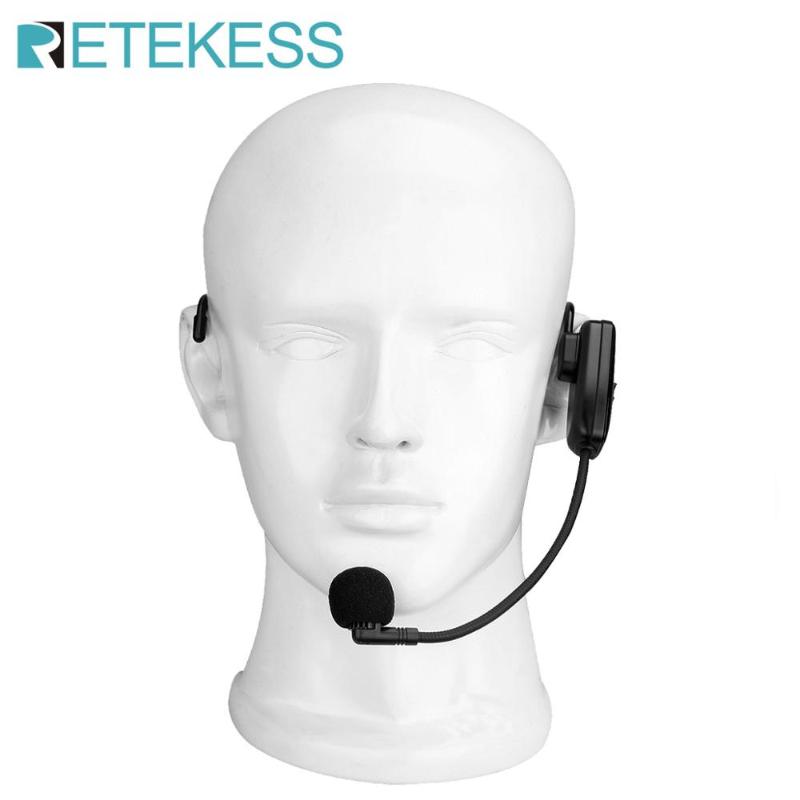Retekess123 2.4G Head-mounted Wireless Microphone Transmitter With Receiver For Loudspeaker Teaching Meeting tour guide
Retekess123 2.4G Head-mounted Wireless Microphone Transmitter With Receiver For Loudspeaker Teaching Meeting tour guide