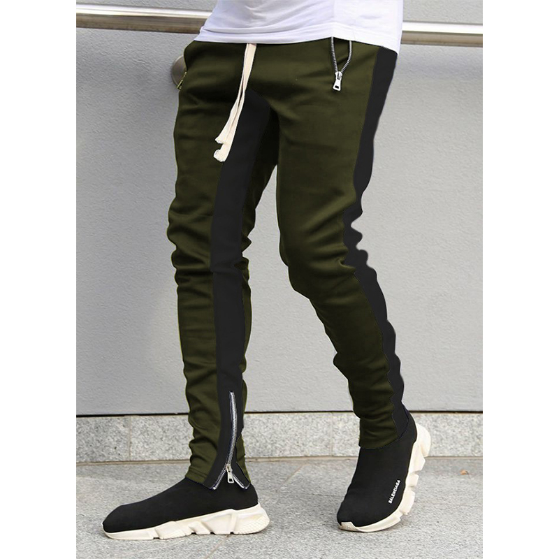 Spring and Autumn Patchwork Casual Trousers, Men's Buckle Feet, Zipper, Double Pockets, Zipper Sports Trousers, Men's Little Feet, Black
Spring and Autumn Patchwork Casual Trousers, Men's Buckle Feet, Zipper, Double Pockets, Zipper Sports Trousers, Men's Little Feet, Black